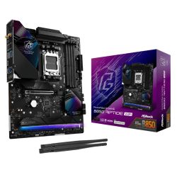 Asrock B850 RIPTIDE WIFI, AMD B850, AM5, ATX, 4 DDR5, HDMI, Wi-Fi 7, 2.5G LAN, RGB, 4x M.2 Asrock B850 RIPTIDE WIFI, AMD B850, AM5, ATX, 4 DDR5, HDMI, Wi-Fi 7, 2.5G LAN, RGB, 4x M.2